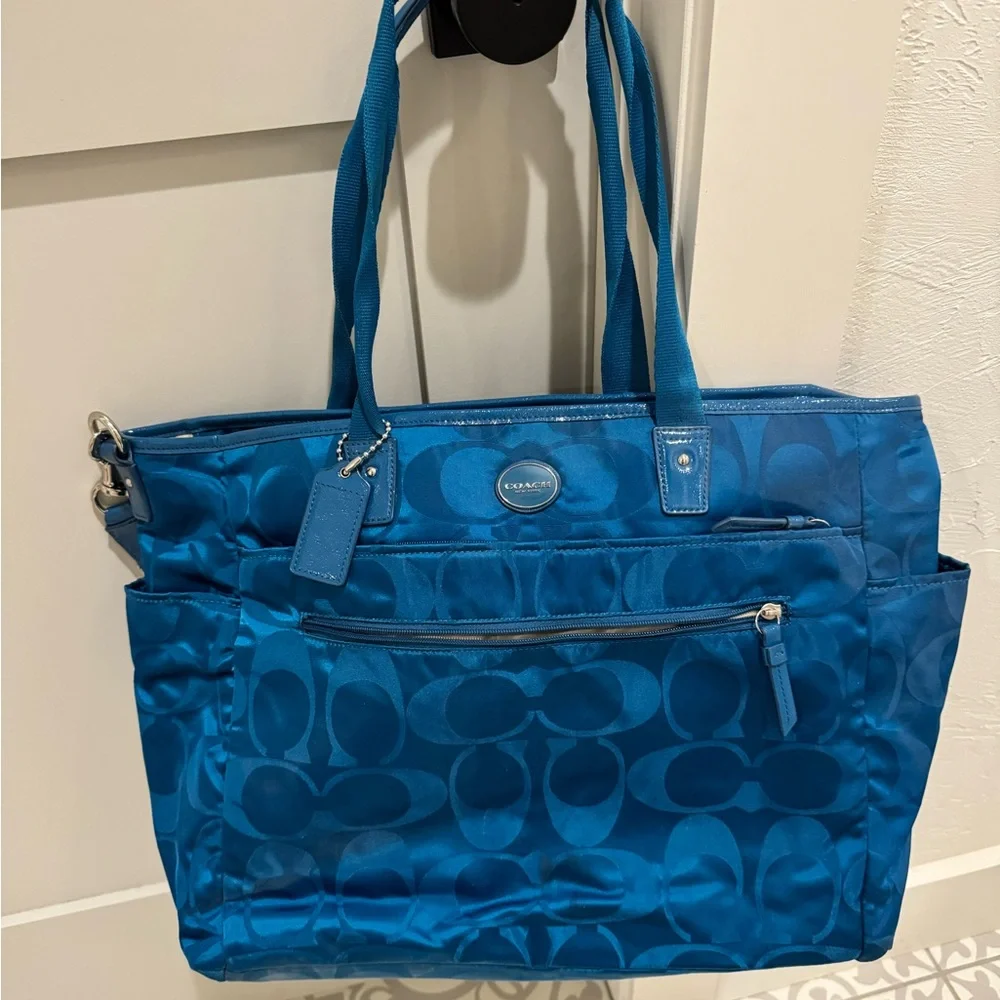 Coach Diaper Bag Tote Bag - Picture 1 of 3